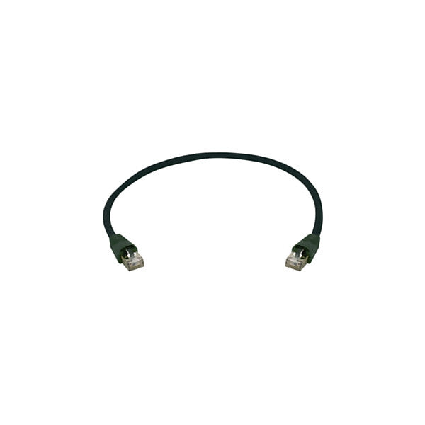 Telegärtner Patchk.S/FTP Cat.6A sw 1,0m PE MP8 FS5 100008102